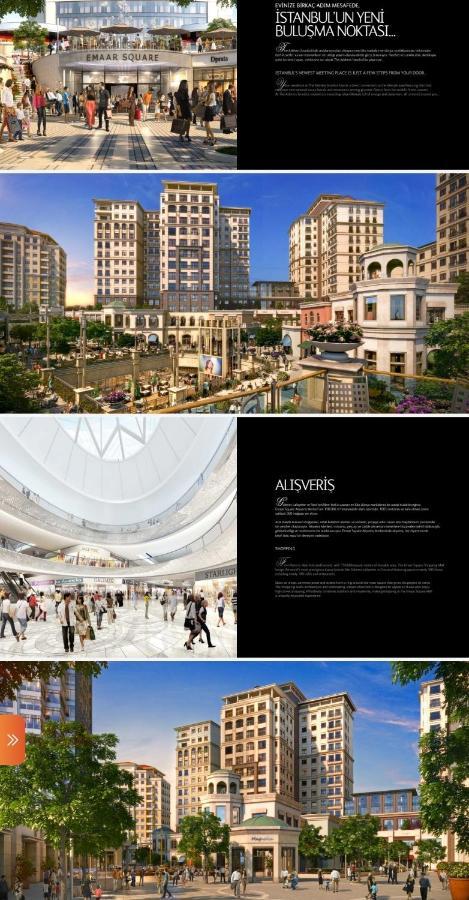 Serviced Luxurious 3+1 In Address Emaar Square Стамбул Екстер'єр фото